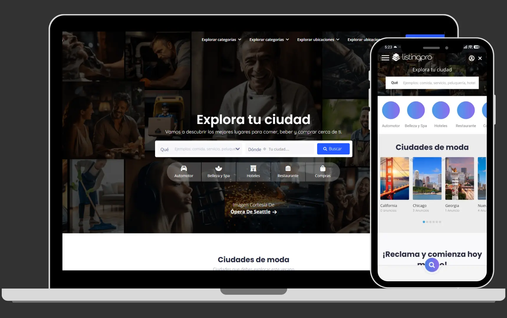 Directorio web para anunciar negocios hecha por agencia de diseño web en medellin Sodecompany