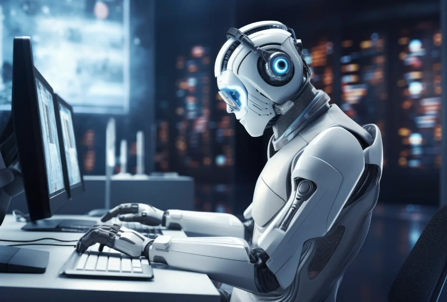 Chatbot automatizado haciendo trabajos de humanos